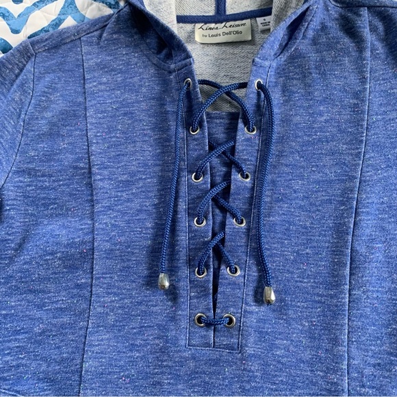 Lace up hoodie pockets sm/medium Louis Dell’Olio - Picture 2 of 13